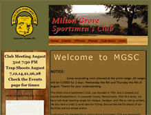 Tablet Screenshot of miltongrovesc.org